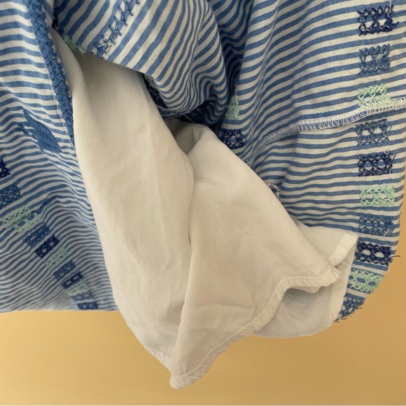 J.MARIE Embroidered Striped Dress Style JM1765 - Picture 7 of 9